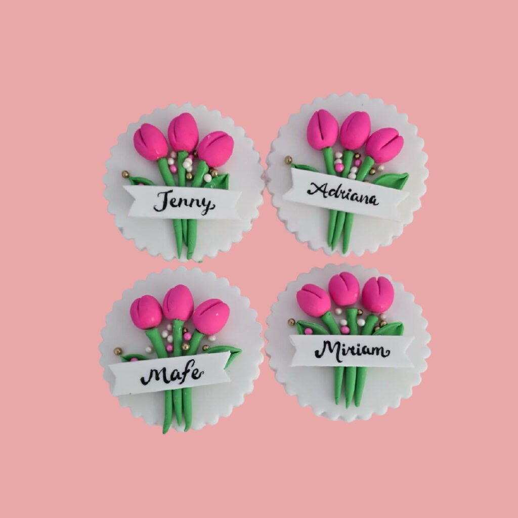 Cupcake Rosas